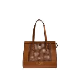 Lancel Nakupovalna torba Shopping L Jour Animation Ajouree Camel Femme rjava