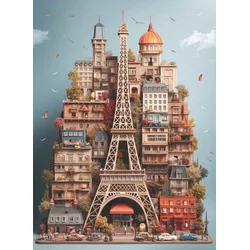 AnaTolian - Puzzle Yasin Yaman: Eifel - 1 000 kosov
