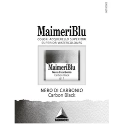 Maimeri Blu Akvarelne barve Carbon Black 537 1,5 ml 1 kos