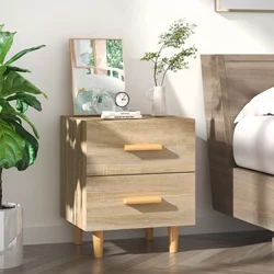 vidaXL Nočna omarica sonoma hrast 40x35x47,5 cm