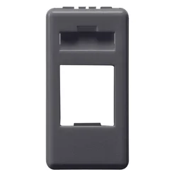 GEWISS GW21270 System, adapter RJ45 AMP/Keystone, 1M, crni