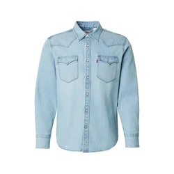 LEVIS  Srajca Barstow Western Standard Fit Shirt svetlo modra
