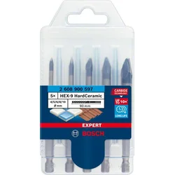 Bosch komplet EXPERT HEX-9 HardCeramic burgija od 4/5/6/8/10 mm, 5-delni ( 2608900597 )