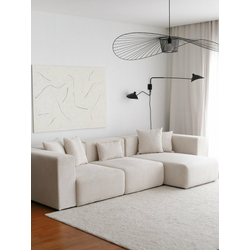 ATELIER DEL SOFA Ugaona garnitura Yolo Corner White