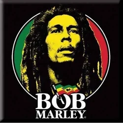 Bob Marley Logo Face Magnet