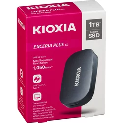 KIOXIA KIOXIA Exceria Plus G2 prenosni SSD 1 TB USB 3.2 Gen 2 Type-C