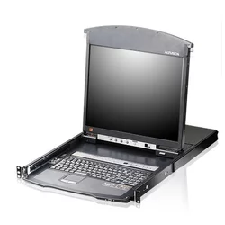 ATEN KL1508AIM-AXA-AG stikalo KVM Montaža ohišja Črna