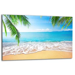 shumee Steklena zaščitna plošča ZA štedilnik 80x52 beach