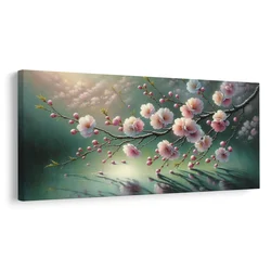 Slika cvetoča sakura - 140x70