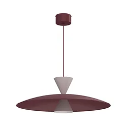 Luster na sajli MISTIC 1xGX53/15W/230V bordo
