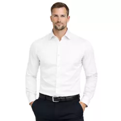 Moška srajca Espada Regular Fit bela