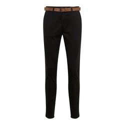 TOM TAILOR DENIM Chino hlače, črna