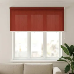 Vanjska roleta 90% blokada UV zraka Terrakota 200 x 140 cm HDPE