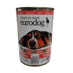 EURO DOG Kompletna hrana za odrasle pse 415g govedina