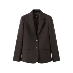 MANGO Blazer Bergen čokolada