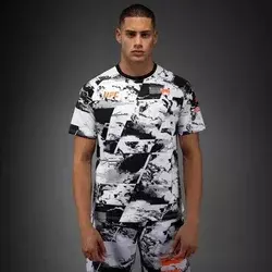 Venum Muška majica UFC Zenith Authentic Fight Week Dry Tech, Crno-bela
