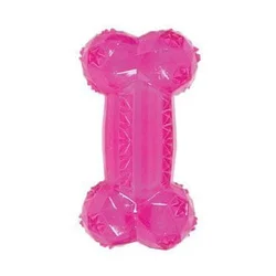 Zolux Igrača za pse kost BONE TPR POP 12cm roza