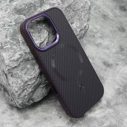 Futrola carbon magsafe za iphone 16 pro (6.3) ljubicasta (big camera) ( F120790 )
