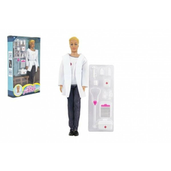 Teddies Plastična lutka Doktor 30cm z dodatki