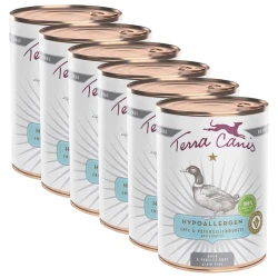Terra Canis Hypoallergenic Duck & parsley root 6 x 400 g