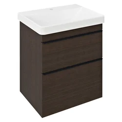 SITIA 2 predala Vanity Unit 56,4x70x44,2cm, bor Rustic - Rjava - 56,4x70x44,1 cm - Sapho - SITIA - 24 - MDF/laminat - 564 - 700 - 441 - 14