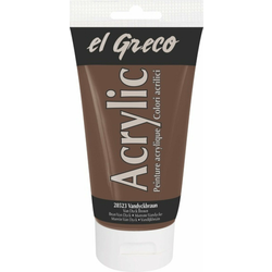 El Greco Akrilna barva 150 ml 28523 Vandyke Brown
