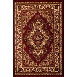 eoshop Preproga Medailon 6985 rdeča kremna (Varianta: 190x270 cm)