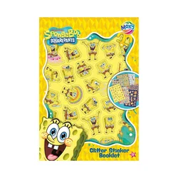 Naljepnice Spužva Bob Skockani – Glitter Sticker Booklet A5