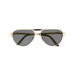 Cartier - Santos de Cartier sunglasses - men - Gold