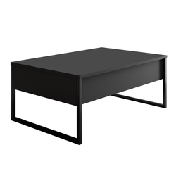 Hanah Home Luxe Sto za dnevnu sobu, Crna