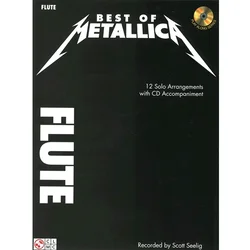 METALICA PLAY ALONG FLUTE +CD