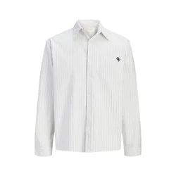 JACK & JONES Poslovna srajca JORFREDERIKSBERG pastelno modra/bela