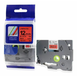 Brother - Traka TZ2-431 12mm crno na crveno