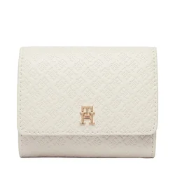 Denarnica Tommy Hilfiger Th Icon Trifold Mono AW0AW18484 Bež