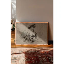 Dekorativna slika u okviru 30 x 40 cm