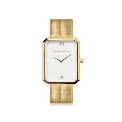 Kapten & Son Analogna ura Grace Mesh , zlata