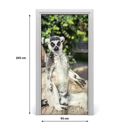 tulup.si Nalepka na vratih Lemur 95x205 cm