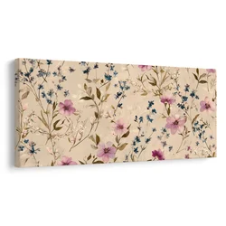 Slika naravna eleganca cvetja - 80x40