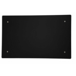 električni radiator Glamox H60 H 1000W brez termostata-steklo črna barva