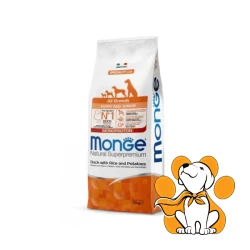 Monge Natural Superpremium All Breeds Puppy & Junior Duck 12kg, Hrana Za Štence