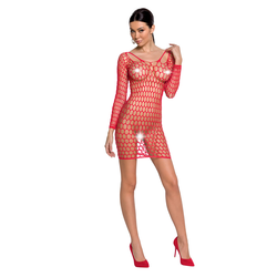 Mrežasta haljina BS 093 Red