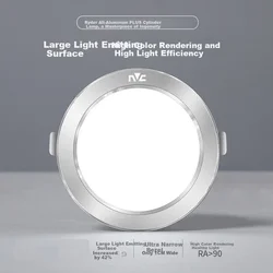 Nvc LED ugradna lampa, 6W, Bela