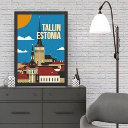 Wallity Uramljena slika Tallin, 55x75 cm