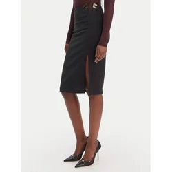 Elisabetta Franchi Ravno krilo GO-147-61E2-V320 Črna Regular Fit