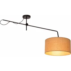 LED podesiv plafonski luster za površinsku montažu VENICE 1xE27/60W/230V juta