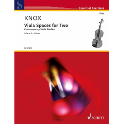 KNOX:VIOLA SPACES FOR TWO CONTEMPORARY VIOLA STUDIES VOL.2 FOR 2 VIOLAS