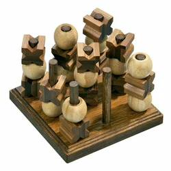 Tic Tac Toe 3D Bamboo