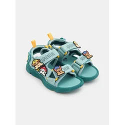 Sinsay - Sandale sa 3D aplikacijama PAW Patrol - green spruce
