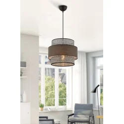Opviq Luster Cascade, 30x30cm, Braon-crni