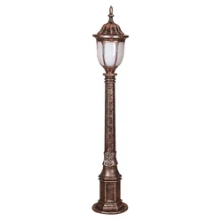Opviq Spoljna lampa BSU-68178-BKR-B, 95 cm, Podna, IP65, E27, 60W, Braon